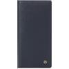 PORRASSO Portafoglio Uomo Protezione RFID Portamonete Minimalista Portacarte di Credito PU Lungo Wallet con 5 Porta Carte di Credito Blu