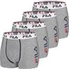 FILA Boxer Fi/1Bcx4/Fu5040 Corti, Gr, XXL (Pacco da 4) Uomo