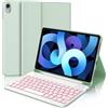 WINCHKING Tastiera per iPad Air 5 Generazione, Custodia con Tastiera per iPad Pro 11, Cover Tastiera Bluetooth Retroilluminata Magnetica Italiano per iPad Air 4/5, iPad Pro 11 4/3/2/1 Gen, Verde Chiaro