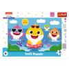 Trefl- Baby Shark Puzzle per Bambini, Multicolore, 31407