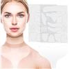 RoseFlower Cerotti antirughe fronte viso, cerotti antirughe riutilizzabili, patch silicone antirughe viso per rimuovere le linee di espressione di viso, fronte, patch occhi riutilizzabili