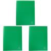 Exacompta 8823E Portalistini Opak in polipropilene opaco con buste interne lisce ad alta trasparenza, 20 buste e 40 facciate. Formato A4 Colore della copertina Verde chiaro (Confezione da 3)