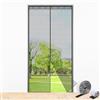 Starvortex Zanzariera Magnetica Porta Finestra, 90x210 cm Anti-insetti Zanzariera con Calamita Potenti e Banda da 4 cm, Zanzariera Senza Fori per Balconi,Porte-finestre,Terrazze