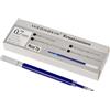 LVZONGXIN 12 ricariche in gel liquido, punta in metallo, compatibile con Pentel Energel e Pilot G2 07, ricarica gel non ruotabile