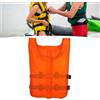 Giubbotto di salvataggio portatile con cinghie regolabili per adulti, kayak
