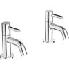 Ideal Standard - Ceraline, Coppia di rubinetti per lavabo, Cromato