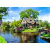 HUADADA Puzzle da 1000 pezzi per adulti e bambini, gioco impossibile, puzzle, puzzle intelligente, puzzle colorato, puzzle con motivo villaggio Giethoorn