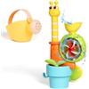 YGNNXRN Giocattolo da Bagno Lumaca Telescopica - Gioco d'Acqua Interattivo con Ruota Girevole e Ventosa - Per Bambini 1 2 3 4 Anni - Divertente e Educativo per Vasca da Bagno