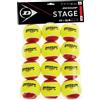 Dunlop Sports Dunlop 601344 Palla da Tennis Stage 3, Red, 12 Ball Polybag