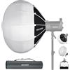 NEEWER 90cm Softbox Lanterna a Sgancio Rapido, Diffusore di Luce a 360° con Gonnellino, Attacco Bowens per Luce Video CB60 CB100 CB150 Compatibile con Aputure Luce 600d Amaran 60x Godox SL60W NS90L