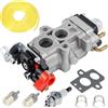 ZAMDOE Carburatore per Kawasaki TJ45E TJ45 TJ045E KBH45A KBL45A KBH45B KBL45B 2 Tempi Decespugliatore Parte 15004-2060 Carburatore Candela Guarnizione Linea Carburante Filtro