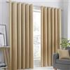 Fusion - Strata - Coppia di tende con occhiello oscurante - 229cm larghezza x 275cm lunghezza, Ocra