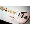 Fender Japan Junior Collection Jazz Bass Satin Shell Pink Short Scale 2022 Nuovo