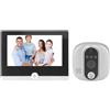 Pyhodi Telecamera Spioncino per Porta Intelligente, Visualizzatore Campanello Digitale WiFi 4,3 Pollici con Registrazione HD 1080P, Rilevamento del Movimento e Citofono