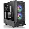 Thermaltake Ceres 330 TG ARGB | Mid Tower Chassis | Projet Stealth et BTF compatibles |Black