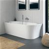 Duravit DuraSenja vasca da bagno ad angolo, con pannello laterale, 700580000000000, DuraSenja bianco [Vasche da Bagno > Vasche da Bagno a Parete]