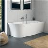 Duravit DuraSenja vasca da bagno ad angolo, con pannello laterale, 700581000000000, DuraSenja bianco [Vasche da Bagno > Vasche da Bagno a Parete]