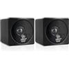 Pyle Altoparlanti Mini Cubo da 7,6 Centimetri, Speaker Passivo da 100 Watt con Driver in Carta da 7,6 Centimetri, Casse Audio per Home Theater Surround, Nero