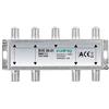 Axing BVE 80-01 Splitter 8 Vie, 5-1006 MHz partitore antenna con connettore F, per digitale terrestre e tv via cavo