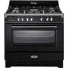 De'Longhi De Longhi MEM 965 NN - Cucina a gas 5 Fuochi con Forno Elettrico Ventilato, 90x60 cm, colore Nero