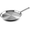 LACOR - 45829 - Macchina per crepe per buongustai, acciaio inossidabile 18/10, senza PFOA, impugnatura, fondo diffusore di calore a sandwich, adatta all'induzione e lavabile in lavastoviglie, Ø28 cm