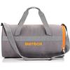 meteor Borsa Palestra con Scomparto per Scarpe Borsone Viaggio Borse Piscina Sportiva Duffel Bag per Uomo Donna - Borsa a Tracolla Spalla Weekend Campeggio Sport Fitness 25L (Arancio/grigio, 25L)