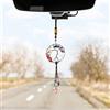 Cobee Albero della Vita Ornamento da Appendere per Specchietto Retrovisore Auto, 7 Pietre Chakra, Ciondolo in Pietra di Cristallo Curativo nterni Auto Reiki Buona Fortuna(Colore Arcobaleno) (A)