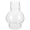 Healifty Lampada a olio di ricambio in vetro di ricambio per lampada a cilindro, paralume a petrolio con stoppino, cilindro in vetro, cherosene, lampada a sospensione Vesta, paralume