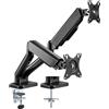 Techly ICA-LCD 462B Supporto per Doppio Monitor 17-32' ICA-LCD 462B