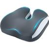 Ouxayapl Cuscino Sedia Ufficio, Cuscino Ortopedico per Coccige in Memory Foam - Cuscino Ergonomico per Sedile Auto, Ufficio e Gaming, Allevia Dolore Posturale, Fodera Lavabile, Adatto per Viaggi e Lavoro