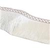 Anevous Nastro con frange, 2 m di larghezza, 13 cm di larghezza, bordatura con frange, nastro decorativo con frange, nastro decorativo per il fai da te, costumi, accessori da cucito, beige A