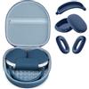 TUNYINSH Custodia protettiva e borsa da trasporto 3 in 1 per cuffie Apple Airpods Max, cuscinetti anti-graffio, auricolari, fascia, accessori per Apple Airpod Max (blu)