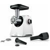 Bosch Tritacarne MFWS420W 1300W Bianco 2 Velocità Lame Acciaio Inox