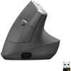 Logitech MX Vertical Mouse Ergonomico Wireless 4000DPI Grafite 4 Pulsanti Ricaricabile