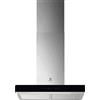Electrolux LFT826X Cappa Aspirante a Parete 60cm Nero/Inox 600m³/h Classe A Hob2Hood