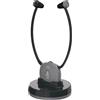 Meliconi Cuffia Wireless Stetoscopica per TV 497339 - Nero/Grigio, Autonomia 15h