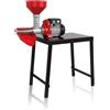 Reber Spremipomodoro Elettrico 9108 NEB Rosso con Motore Induzione e Filtro Inox