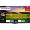 Thomson 55QG5C14 Smart TV 55" QLED 4K Ultra HD Google TV Wi-Fi Grigio