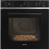 Smeg SF64M3S1PZB Forno Elettrico da Incasso 65L Termoventilato Nero Classe A