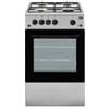 Beko CSG42011FS Cucina a Gas 4 Fornelli con Forno Argento 50x50x85 cm