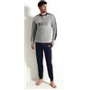 Legea Pigiama lungo uomo Legea 100% cotone PG49618