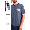 Nottingham Pigiama tre pezzi uomo Nottingham 100% cotone PG50201