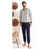Nottingham Pigiama lungo uomo Nottingham 100% cotone PG50164