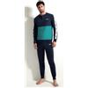 Legea Pigiama lungo uomo Legea 100% cotone PG49660