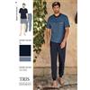Nottingham Pigiama tre pezzi uomo Nottingham 100% cotone PG43207