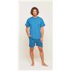 Gary Pigiama uomo serafino mezza manica pantalone corto Gary 100% Cotone U65007