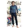 Hollywood Milano Pigiama uomo Hollywood Milano girocollo caldo cotone interlock PG43016