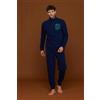 Noidinotte Pigiama micropile uomo conformato collo alto serafino Noidinotte FC2817