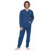 Gary Pigiama uomo aperto invernale interlock Gary S60003