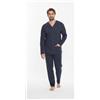Gary Pigiama uomo aperto invernale interlock Gary Q60022